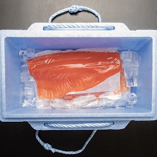 発泡スチロールの魚箱